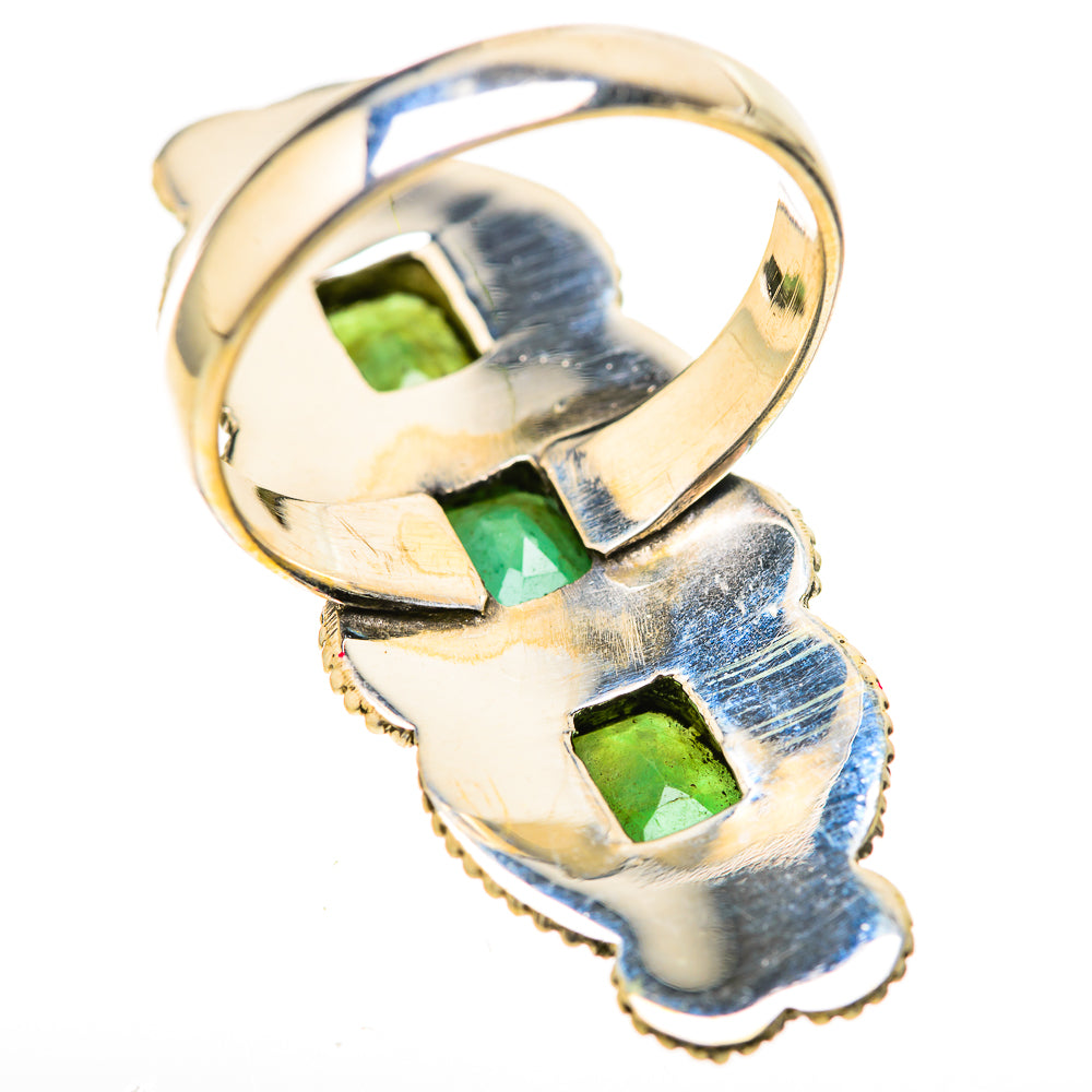 Zambian Emerald Rings handcrafted by Ana Silver Co - RING128951 - Photo 3