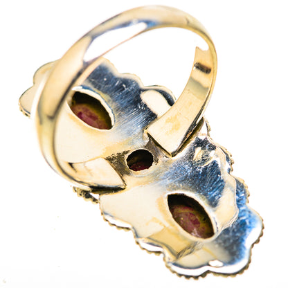 Red Sillimanite Rings handcrafted by Ana Silver Co - RING128954 - Photo 3