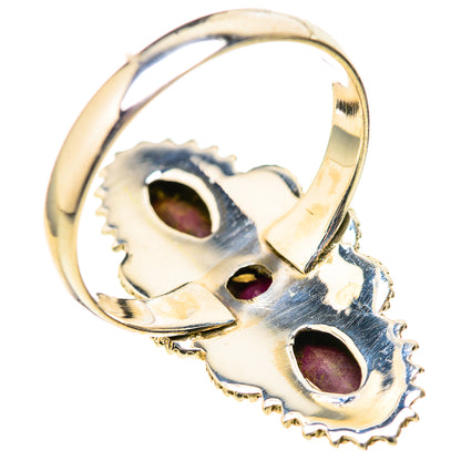 Red Sillimanite Rings handcrafted by Ana Silver Co - RING128966 - Photo 3