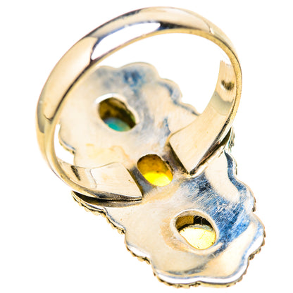 Ethiopian Opal Rings handcrafted by Ana Silver Co - RING128974 - Photo 3