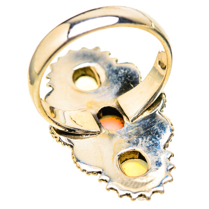 Ethiopian Opal Rings handcrafted by Ana Silver Co - RING128975 - Photo 3