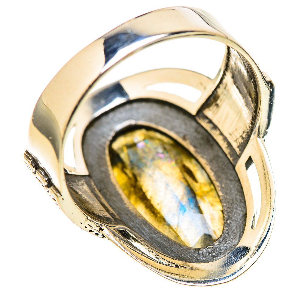 Labradorite Rings handcrafted by Ana Silver Co - RING128978 - Photo 3