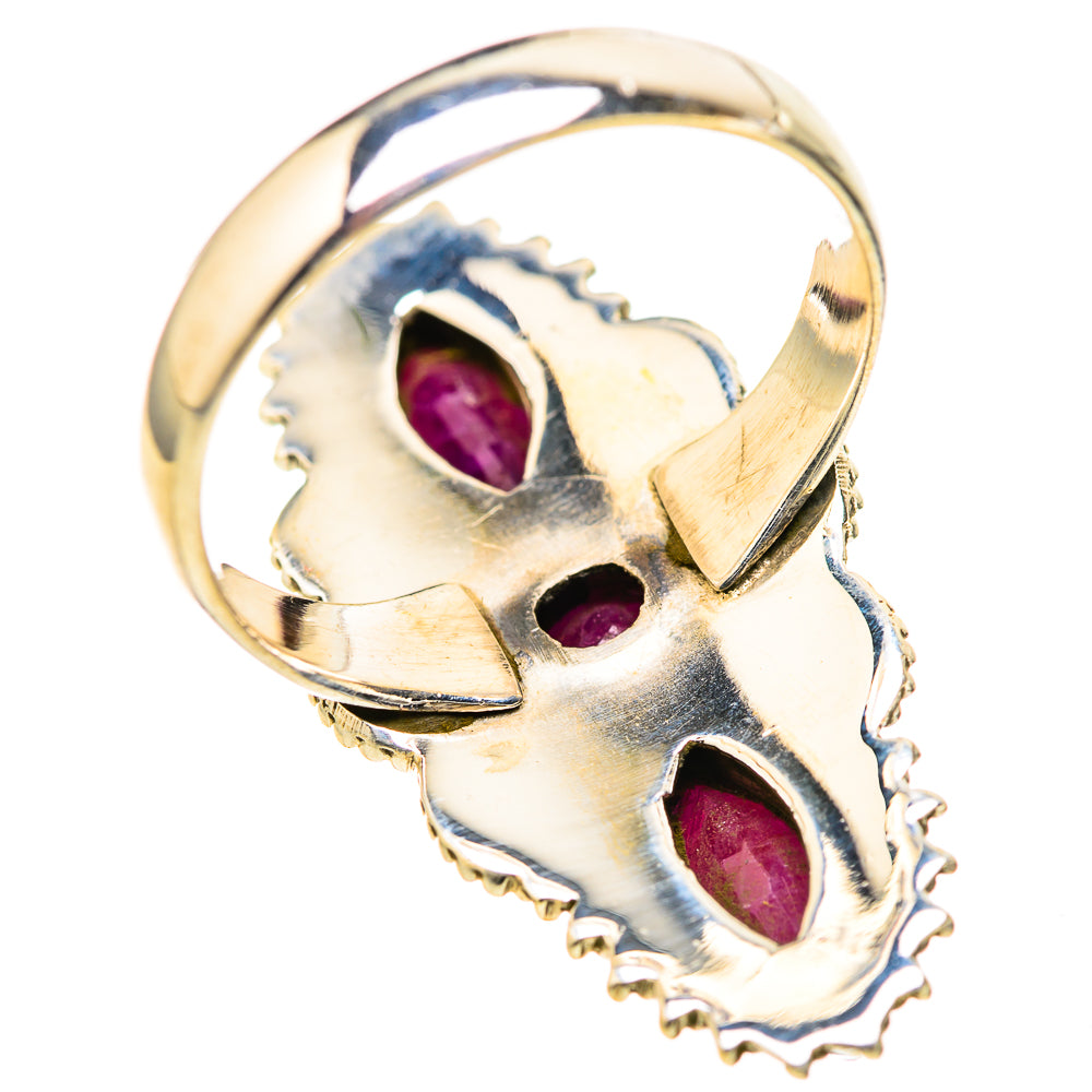 Red Sillimanite Rings handcrafted by Ana Silver Co - RING128988 - Photo 3