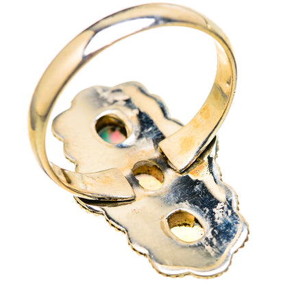 Ethiopian Opal Rings handcrafted by Ana Silver Co - RING128997 - Photo 3