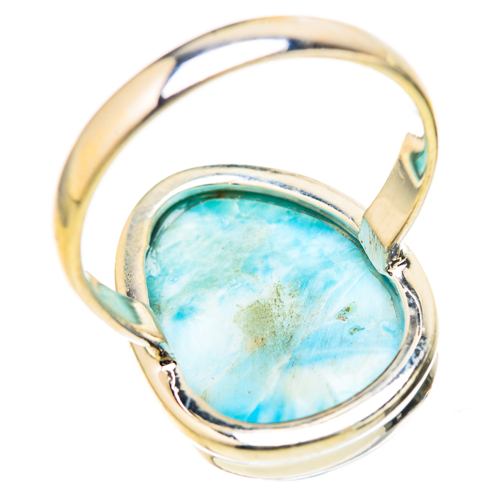 Larimar Rings handcrafted by Ana Silver Co - RING129001 - Photo 3