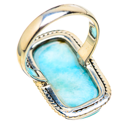 Larimar Rings handcrafted by Ana Silver Co - RING129004 - Photo 3