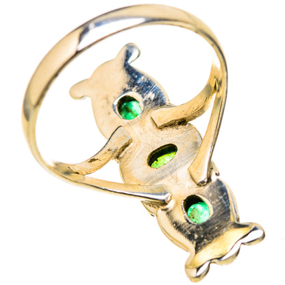 Zambian Emerald Rings handcrafted by Ana Silver Co - RING129006 - Photo 3