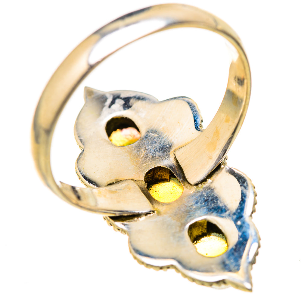 Ethiopian Opal Rings handcrafted by Ana Silver Co - RING129016 - Photo 3