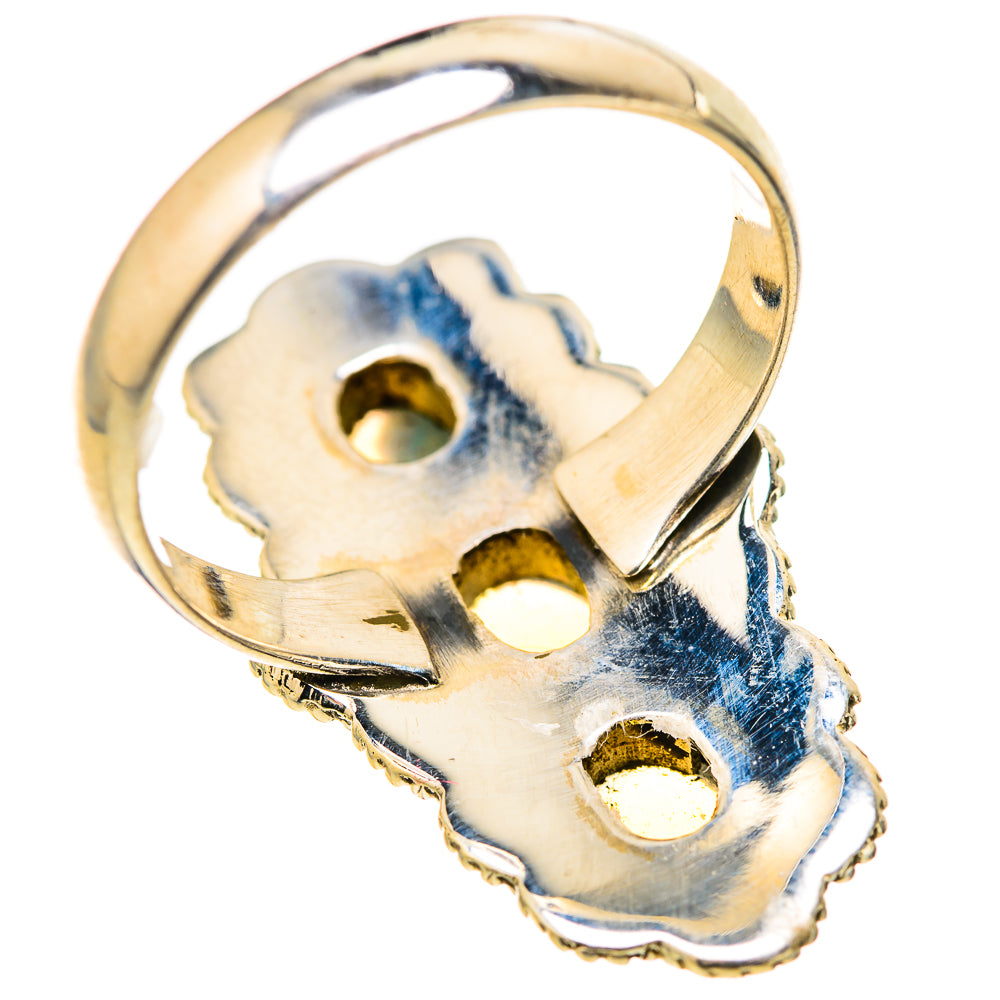 Ethiopian Opal Rings handcrafted by Ana Silver Co - RING129017 - Photo 3