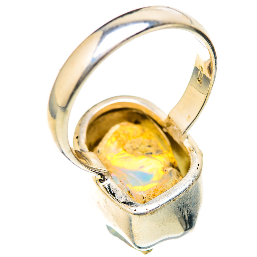 Ethiopian Opal Rings handcrafted by Ana Silver Co - RING129019 - Photo 3