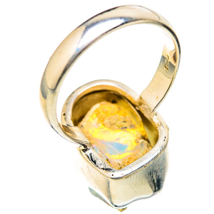 Ethiopian Opal Rings handcrafted by Ana Silver Co - RING129019 - Photo 3