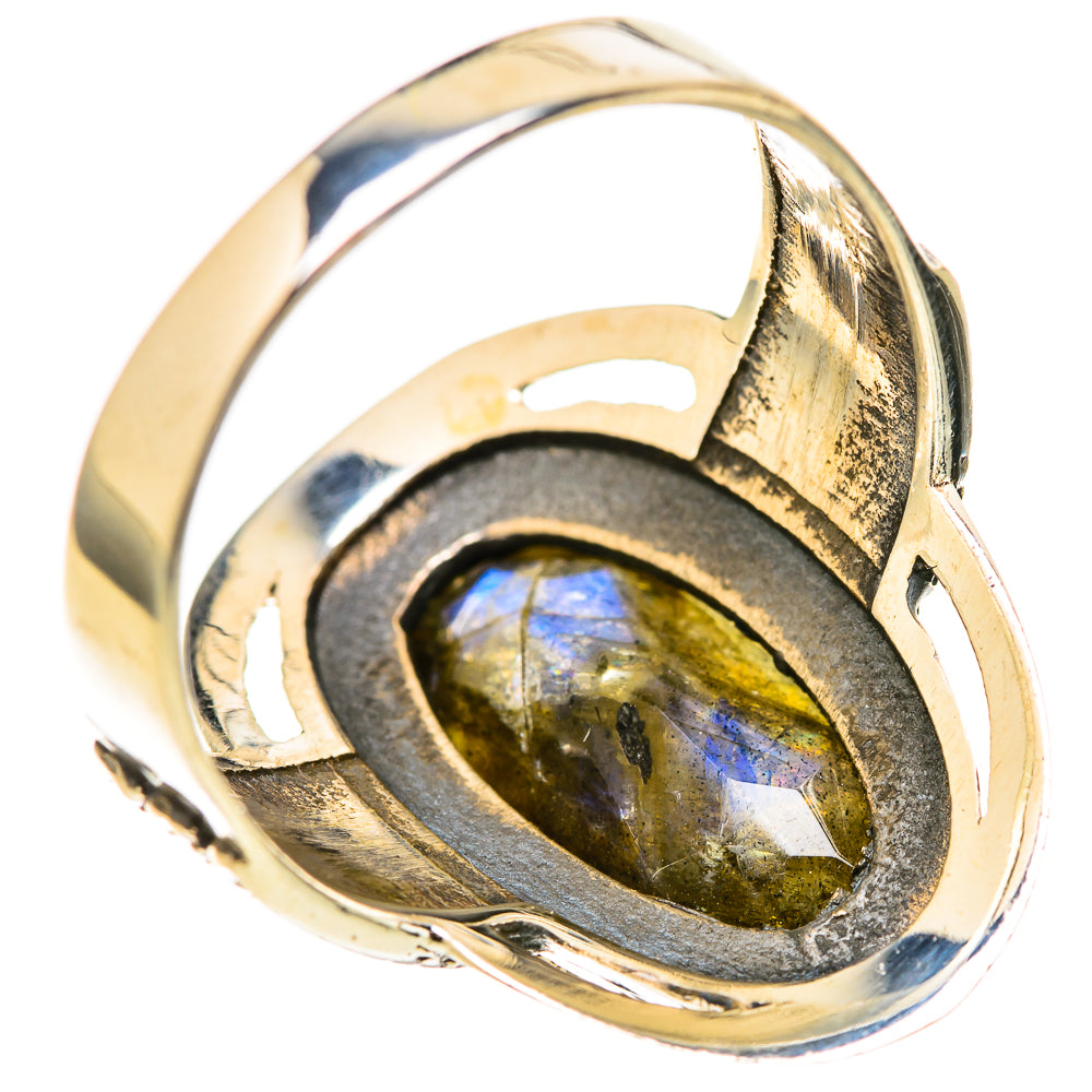 Labradorite Rings handcrafted by Ana Silver Co - RING129020 - Photo 3
