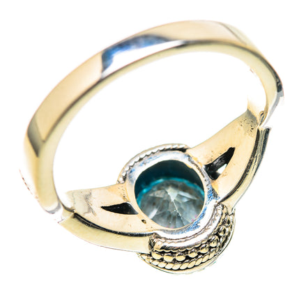Blue Topaz Rings handcrafted by Ana Silver Co - RING129022 - Photo 3