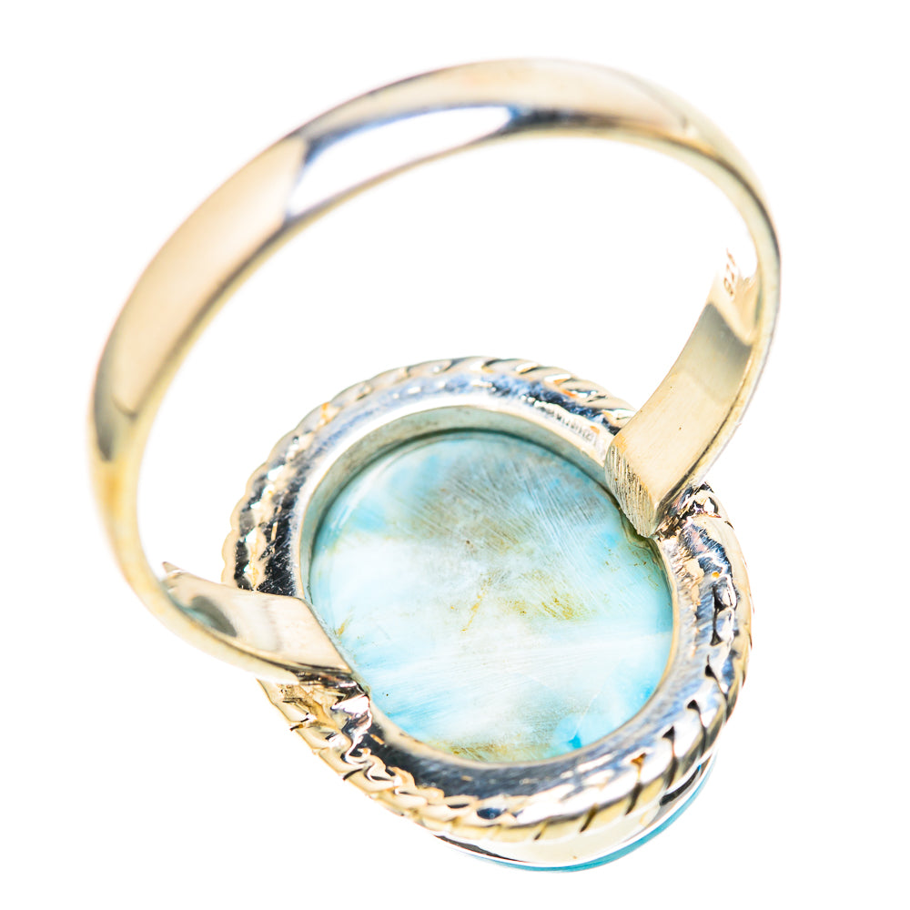 Larimar Rings handcrafted by Ana Silver Co - RING129023 - Photo 3
