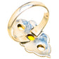 Ethiopian Opal Rings handcrafted by Ana Silver Co - RING129031 - Photo 3