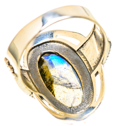 Labradorite Rings handcrafted by Ana Silver Co - RING129032 - Photo 3