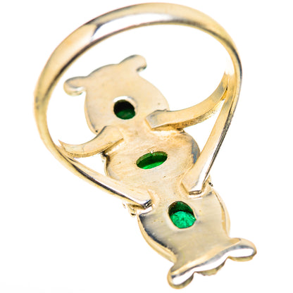 Zambian Emerald Rings handcrafted by Ana Silver Co - RING129036 - Photo 3