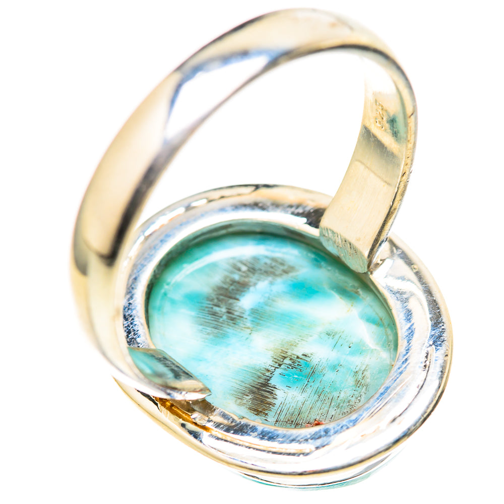 Larimar Rings handcrafted by Ana Silver Co - RING129044 - Photo 3