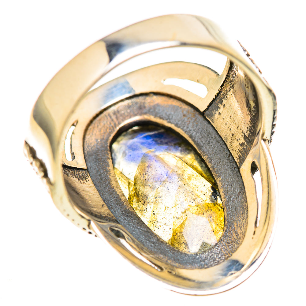 Labradorite Rings handcrafted by Ana Silver Co - RING129045 - Photo 3