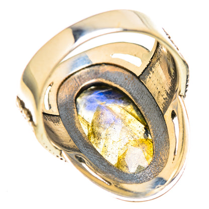 Labradorite Rings handcrafted by Ana Silver Co - RING129045 - Photo 3