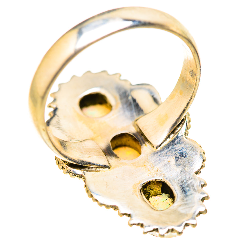 Ethiopian Opal Rings handcrafted by Ana Silver Co - RING129053 - Photo 3