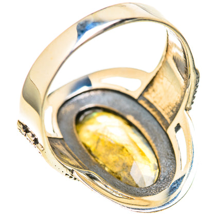 Labradorite Rings handcrafted by Ana Silver Co - RING129062 - Photo 3
