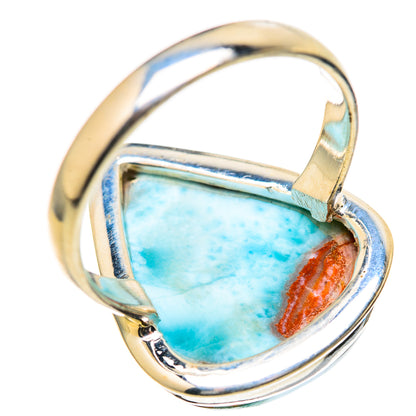Larimar Rings handcrafted by Ana Silver Co - RING129063 - Photo 3