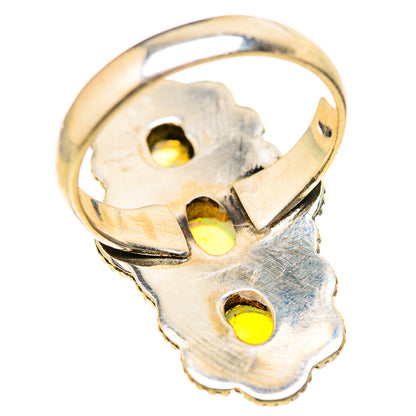 Ethiopian Opal Rings handcrafted by Ana Silver Co - RING129069 - Photo 3