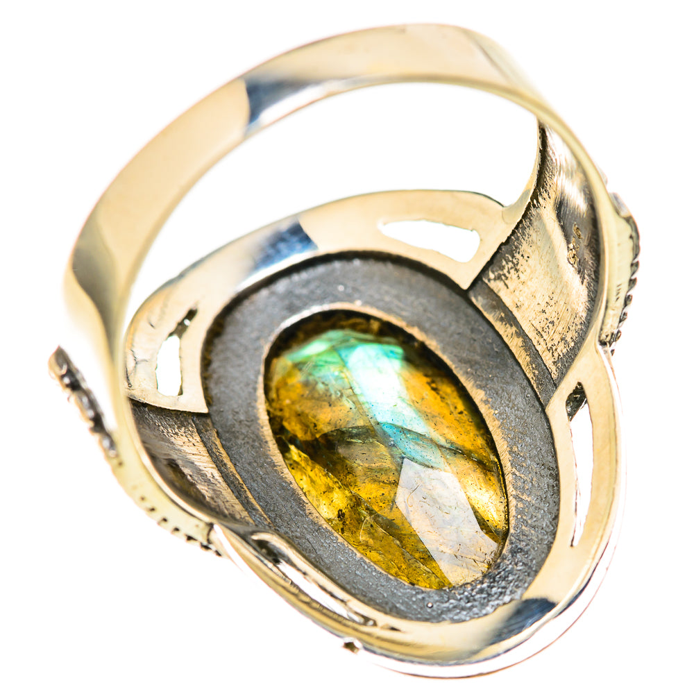 Labradorite Rings handcrafted by Ana Silver Co - RING129071 - Photo 3