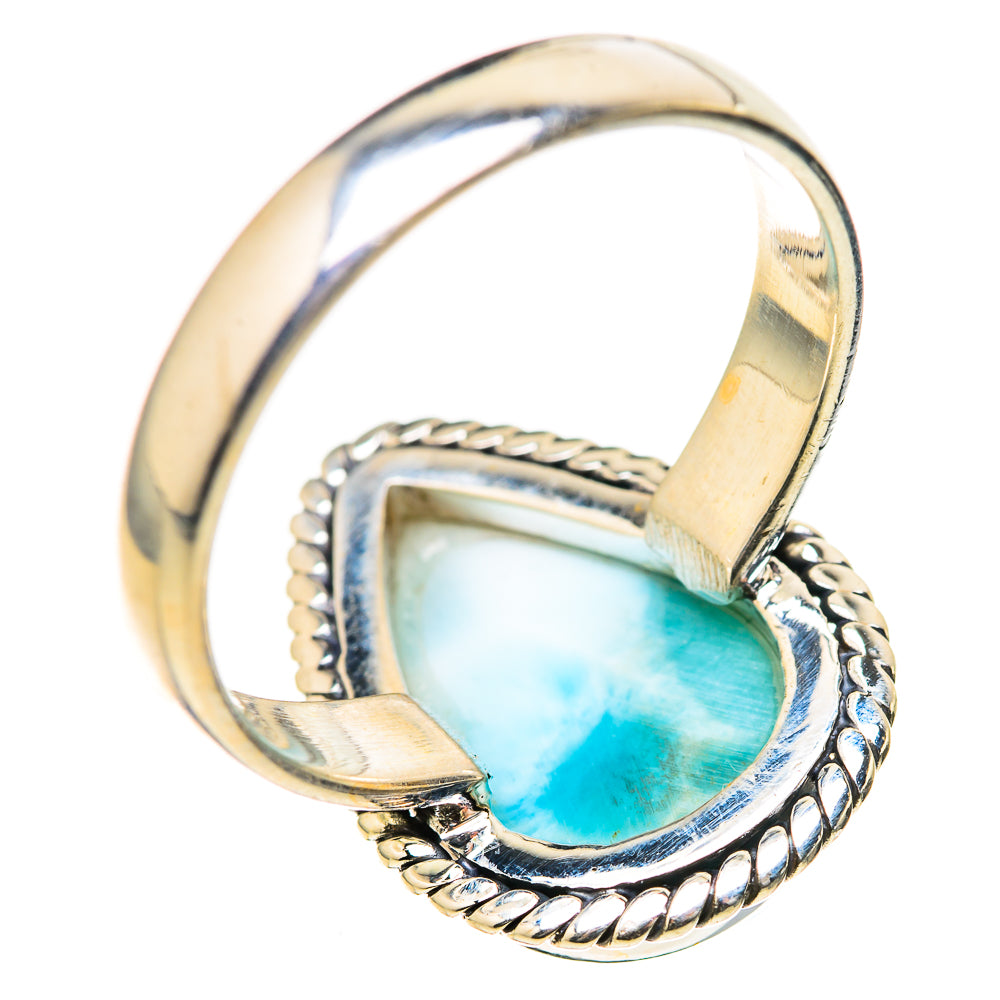 Larimar Rings handcrafted by Ana Silver Co - RING129080 - Photo 3