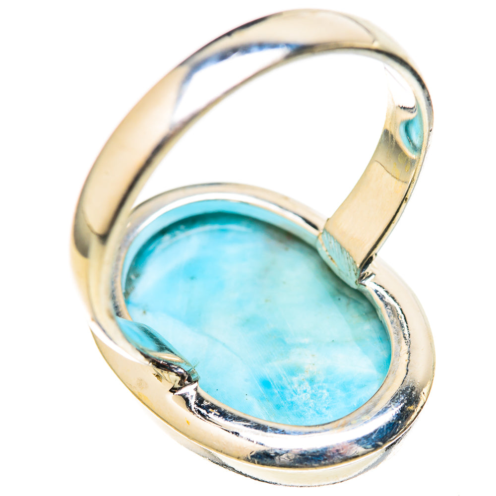 Larimar Rings handcrafted by Ana Silver Co - RING129081 - Photo 3