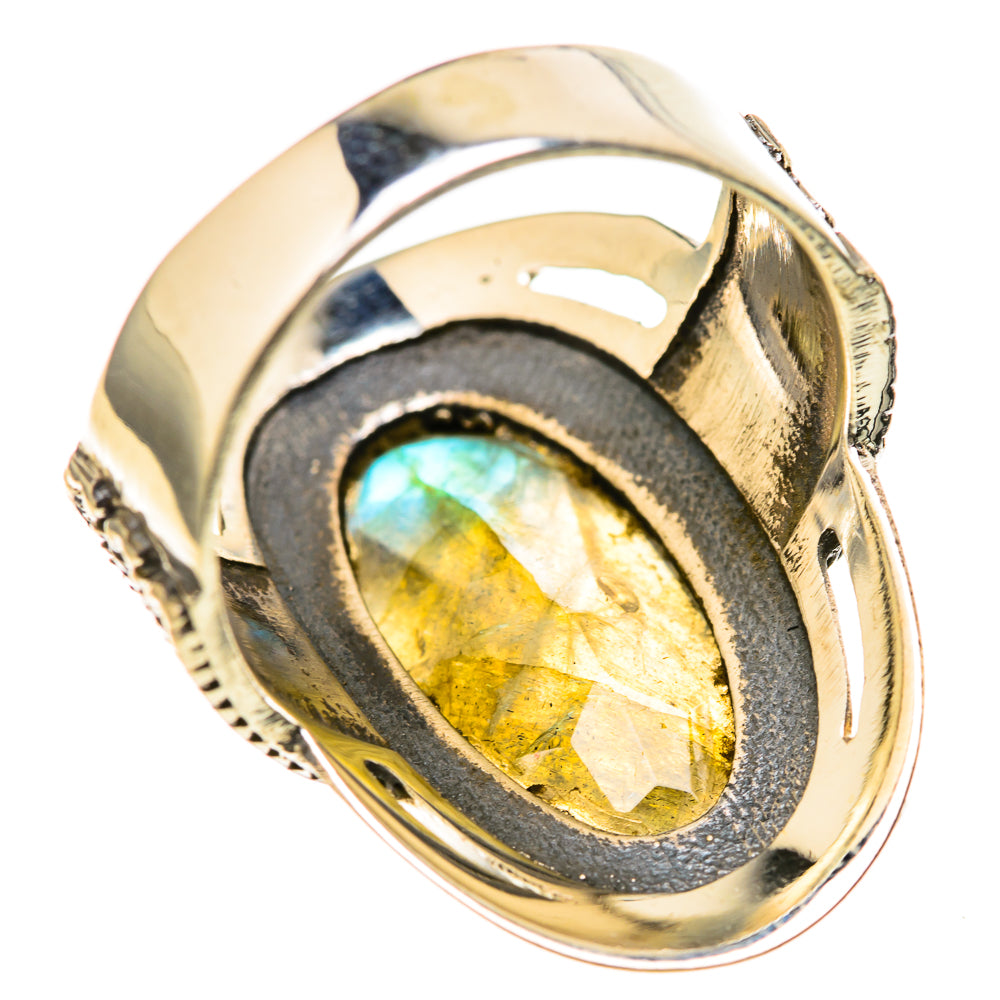 Labradorite Rings handcrafted by Ana Silver Co - RING129083 - Photo 3