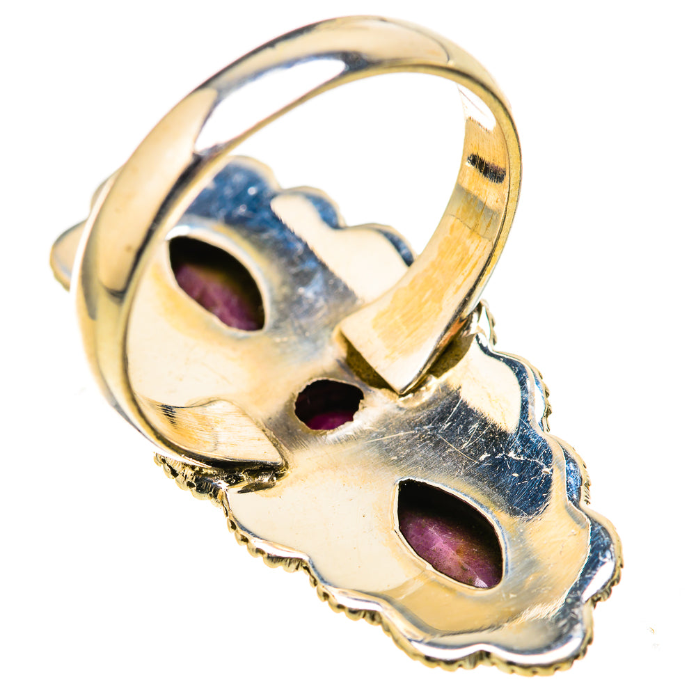 Red Sillimanite Rings handcrafted by Ana Silver Co - RING129100 - Photo 3