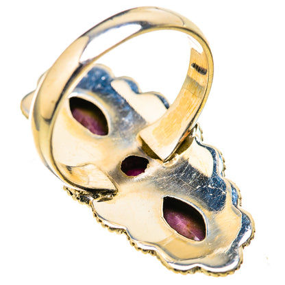 Red Sillimanite Rings handcrafted by Ana Silver Co - RING129100 - Photo 3
