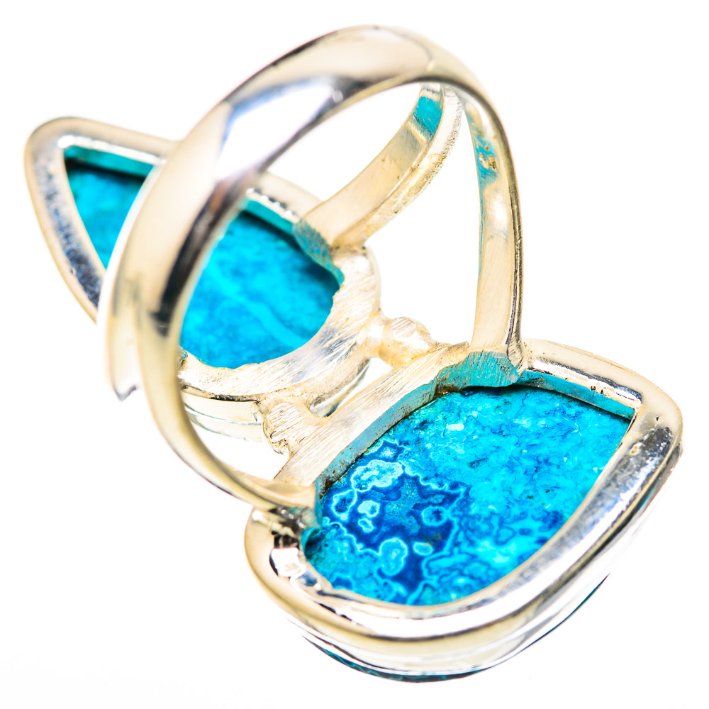 Chrysocolla Rings handcrafted by Ana Silver Co - RING129103 - Photo 3