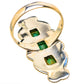 Zambian Emerald Rings handcrafted by Ana Silver Co - RING129105 - Photo 3