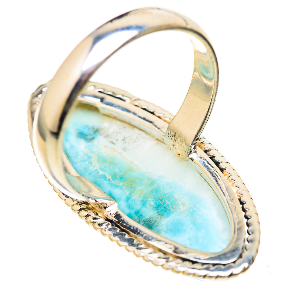 Larimar Rings handcrafted by Ana Silver Co - RING129113 - Photo 3