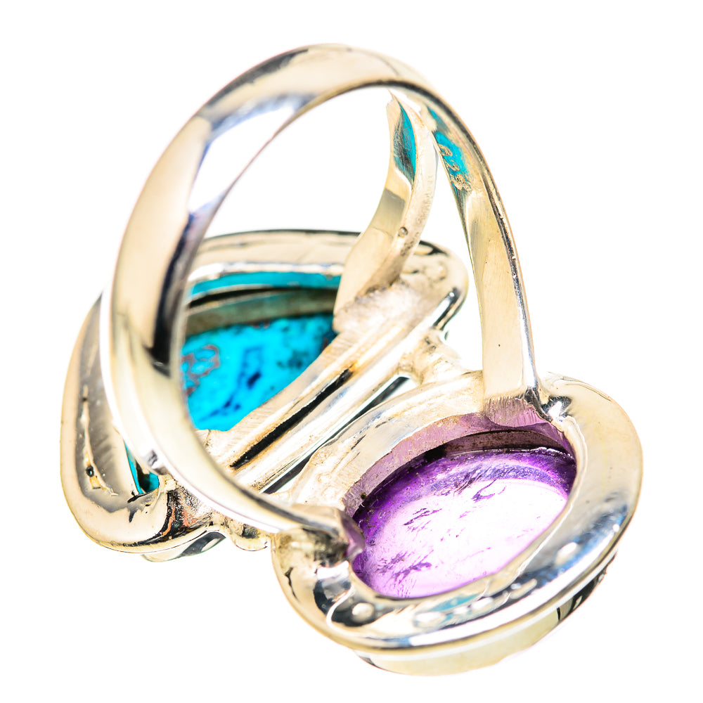 Shattuckite, Amethyst Rings handcrafted by Ana Silver Co - RING129118 - Photo 3