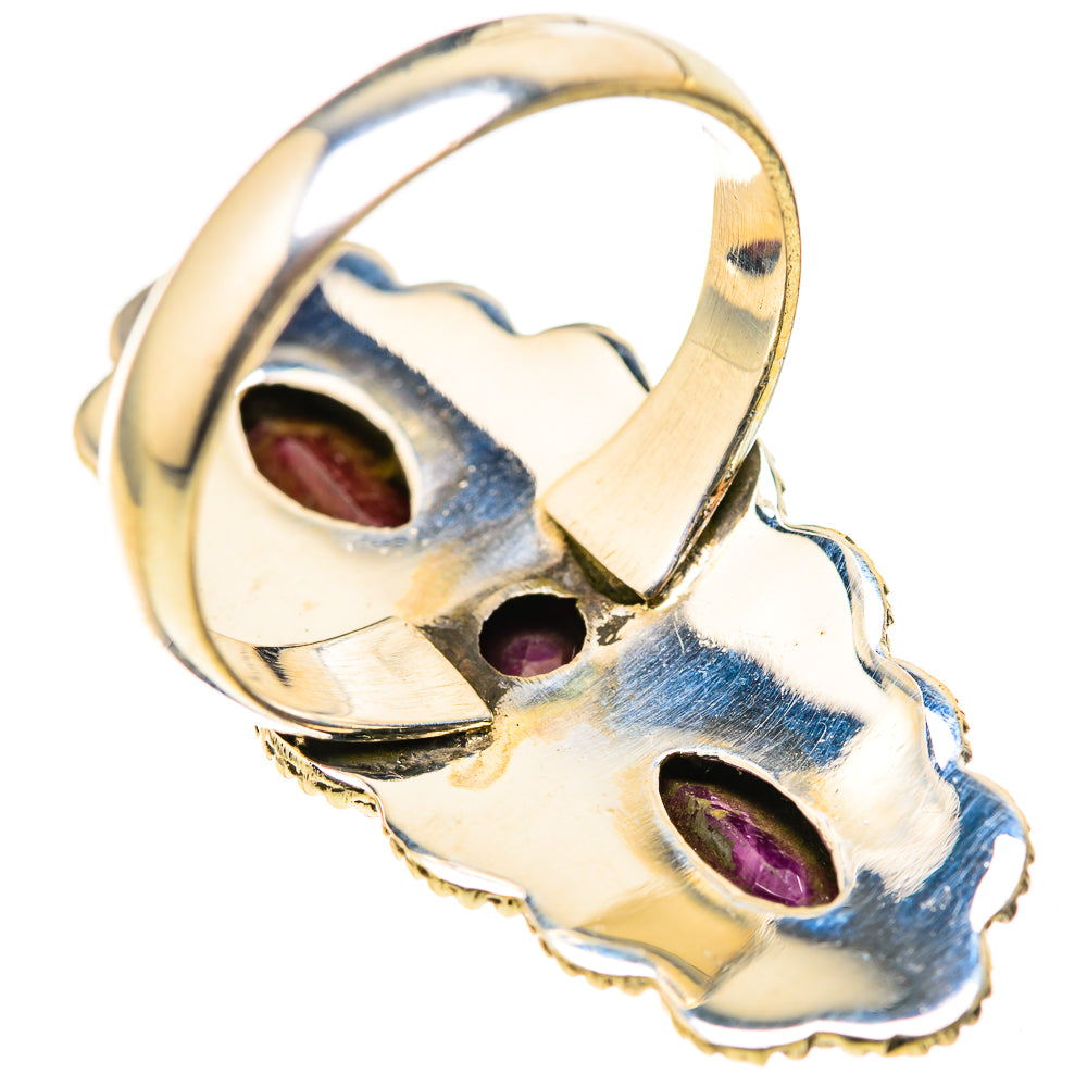 Red Sillimanite Rings handcrafted by Ana Silver Co - RING129125 - Photo 3