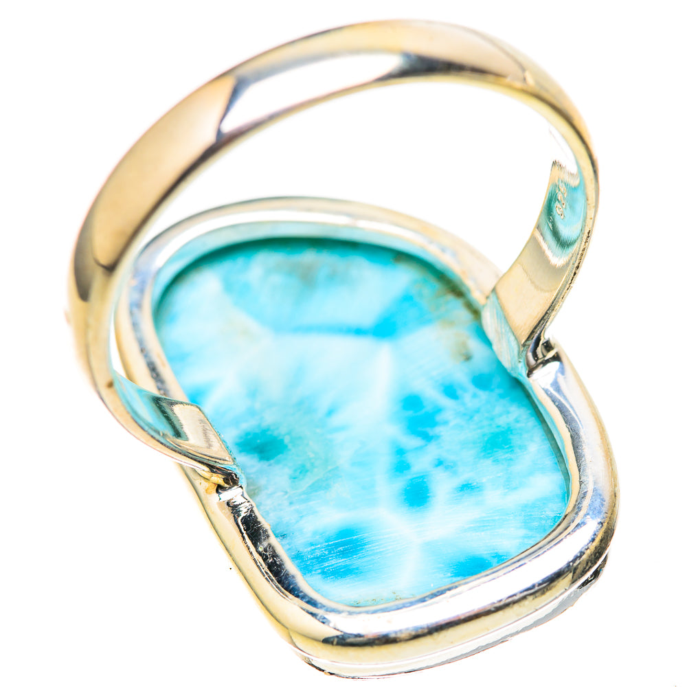 Larimar Rings handcrafted by Ana Silver Co - RING129128 - Photo 3