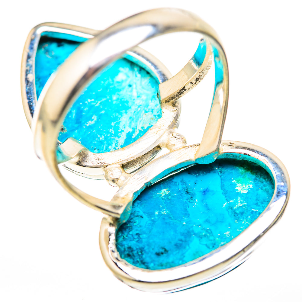 Chrysocolla Rings handcrafted by Ana Silver Co - RING129132 - Photo 3