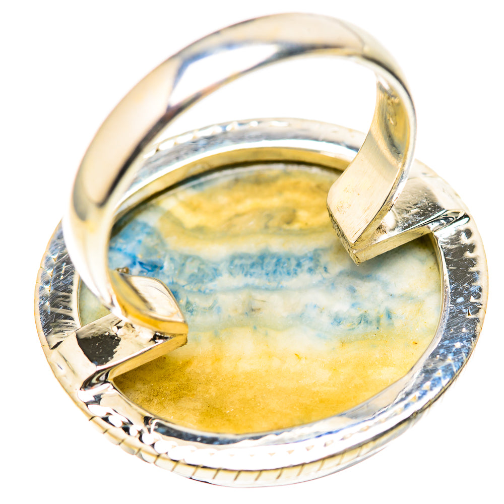 Blue Scheelite Rings handcrafted by Ana Silver Co - RING129136 - Photo 3