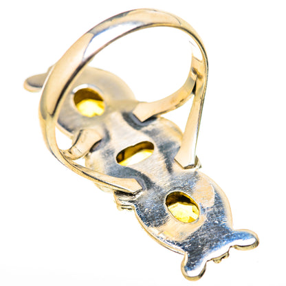 Citrine Rings handcrafted by Ana Silver Co - RING129143 - Photo 3