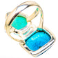 Shattuckite, Larimar Rings handcrafted by Ana Silver Co - RING129144 - Photo 3