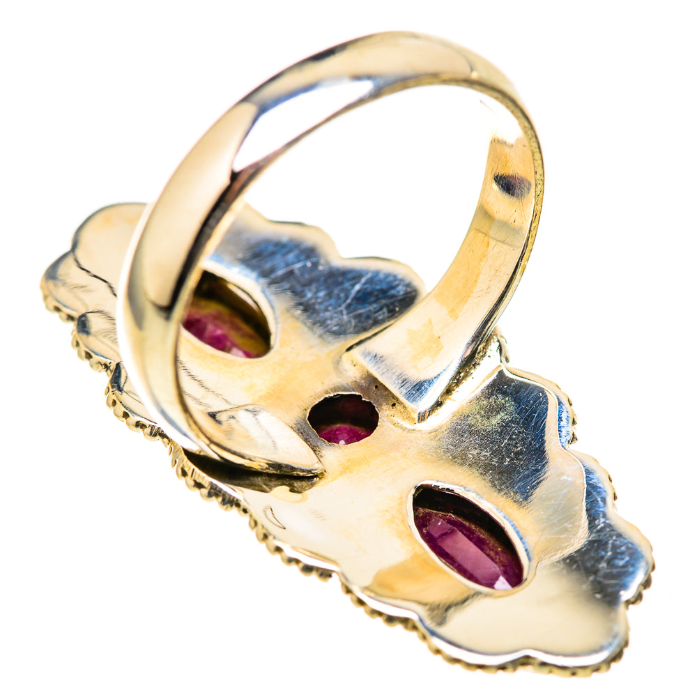 Red Sillimanite Rings handcrafted by Ana Silver Co - RING129150 - Photo 3