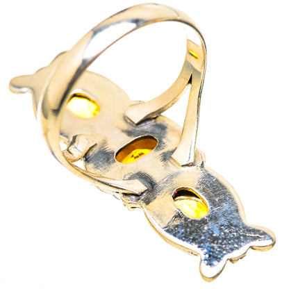 Citrine Rings handcrafted by Ana Silver Co - RING129159 - Photo 3