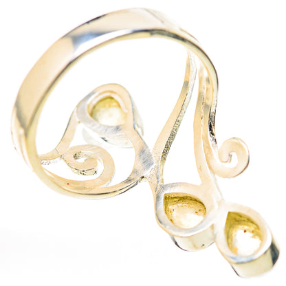 Rainbow Moonstone Rings handcrafted by Ana Silver Co - RING129166_SIZE-7 - Photo 3