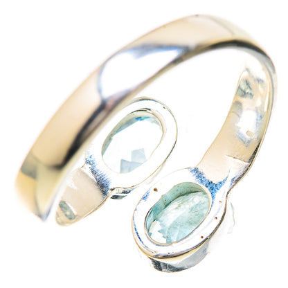 Blue Topaz Rings handcrafted by Ana Silver Co - RING129173_SIZE-8 - Photo 3