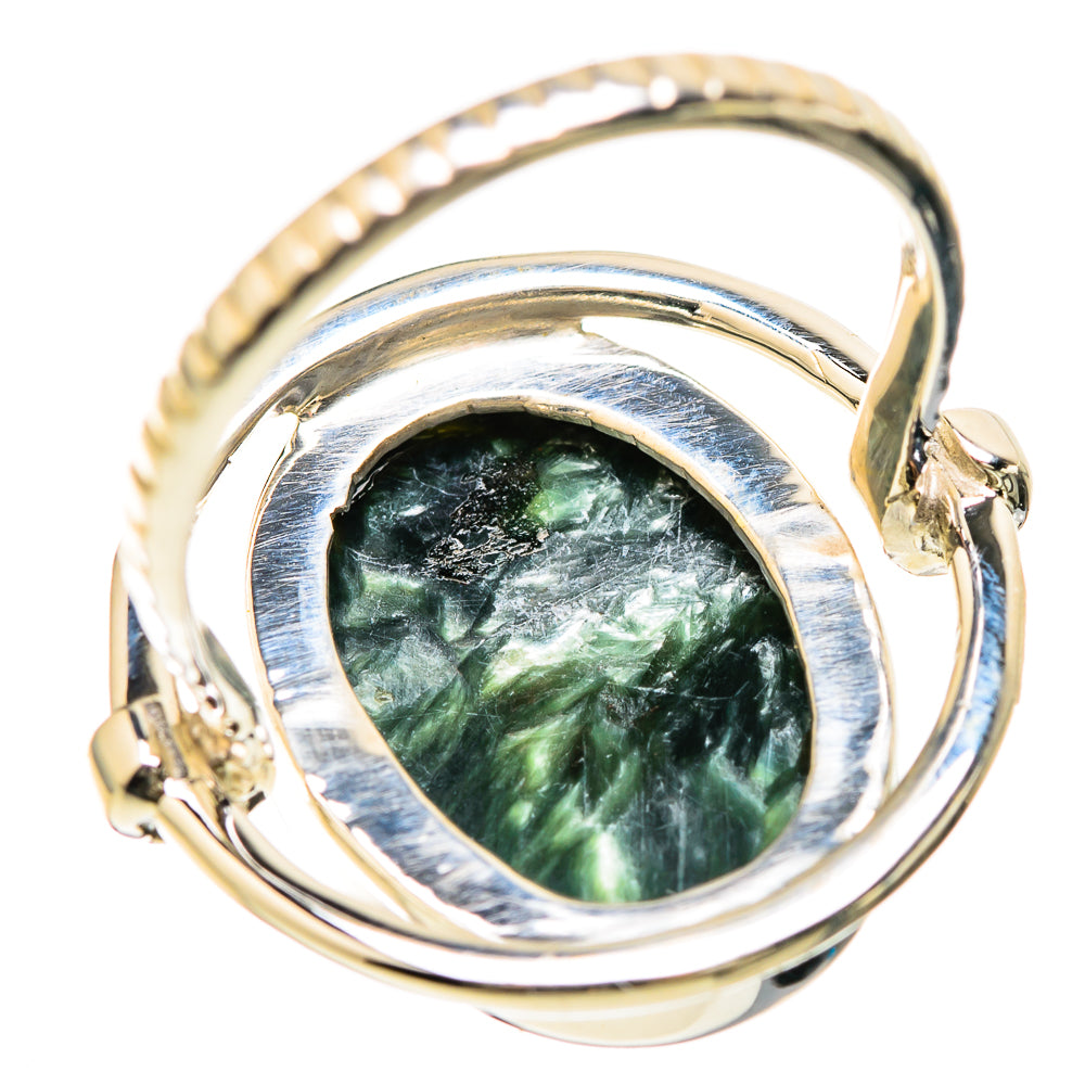 Serpahinite Rings handcrafted by Ana Silver Co - RING129182 - Photo 3