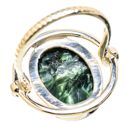 Serpahinite Rings handcrafted by Ana Silver Co - RING129182 - Photo 3